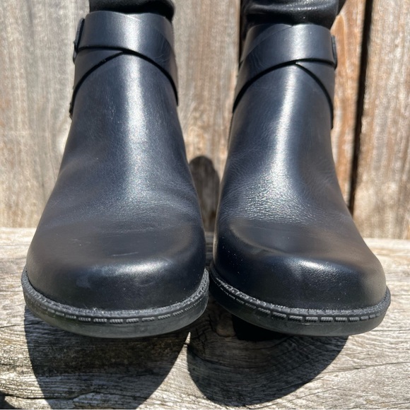 Earth Origins Wheaton Wade Black Ankle Boots bootie size 7.5 - Picture 3 of 16